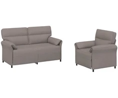 Sofa Sofos komplektas 2 vnt. Taupe Audinys