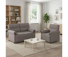 Sofa Sofos komplektas 2 vnt. Taupe Audinys