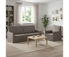 Sofa Sofos komplektas 2 vnt. Taupe Audinys