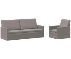 Sofa Sofos komplektas 2 vnt. Taupe Audinys