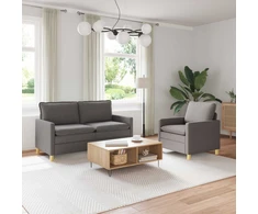 Sofa Sofos komplektas 2 vnt. Taupe Audinys