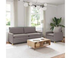 Sofa Sofos komplektas 2 vnt. Taupe Audinys