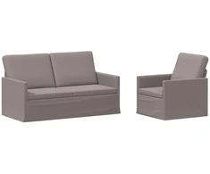 Sofa Sofos komplektas 2 vnt. Taupe Audinys