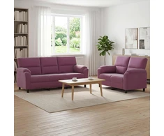 Sofa Sofos komplektas 2 vnt. Violetinė Aksomas