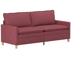 Sofa Sofos komplektas 2 vnt. Vyno raudona Audinys