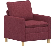 Sofa Sofos komplektas 2 vnt. Vyno raudona Audinys