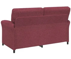 Sofa Sofos komplektas 2 vnt. Vyno raudona Audinys