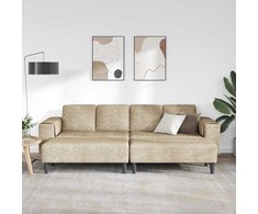 Svetainės sofa 3 pcs Šviesiai pilka