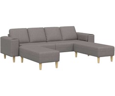 Svetainės sofa 3 pcs Taupe Poliesteris