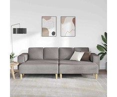 Svetainės sofa 3 pcs Taupe Poliesteris