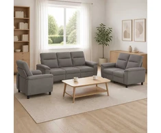 Sofa Sofos komplektas 3 vnt. Taupe Audinys