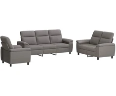Sofa Sofos komplektas 3 vnt. Taupe Audinys