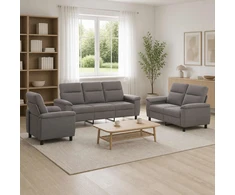 Sofa Sofos komplektas 3 vnt. Taupe Audinys