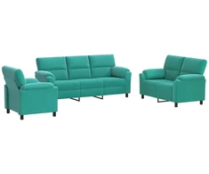 Sofa Sofos komplektas 3 vnt. Turkio Aksomas