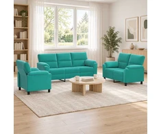 Sofa Sofos komplektas 3 vnt. Turkio Aksomas