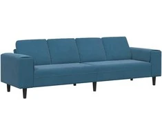 Svetainės sofa Mėlyna 250 x 77 x 76 cm