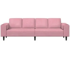 Svetainės sofa Rožinė 250 x 77 x 76 cm