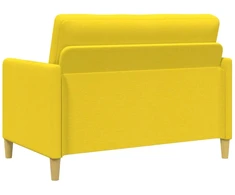 Sofa Sofos komplektas su saugojimu 2 vnt. 3 vietos Šviesi geltona