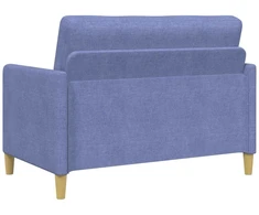 Sofa Sofos komplektas su saugojimu 2 vnt. Džinsinės mėlynos