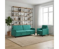 Sofa Sofos komplektas su saugojimu 2 vnt. Turkio Poliesteris