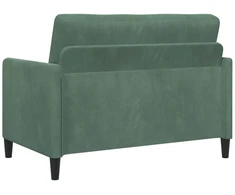 Sofa Sofos komplektas su saugojimu 2 vnt. Jūrinė žalia Poliesteris