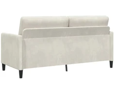 Sofa Sofos komplektas su saugojimu 2 vnt. Kreminė Poliesteris