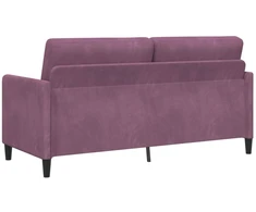 Sofa Sofos komplektas su saugojimu 2 vnt. Violetinė Poliesteris