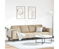 Svetainės sofa Šviesiai pilka 250 x 77 x 76 cm