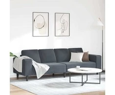 Svetainės sofa Tamsiai pilka 250 x 77 x 76 cm