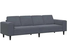Svetainės sofa Tamsiai pilka 250 x 77 x 76 cm