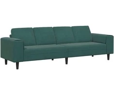 Svetainės sofa Tamsiai žalia 250 x 77 x 76 cm