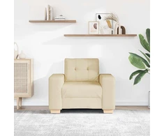 Sofa Sofos krėslas, kreminės spalvos, 100x78x80 cm, audinys