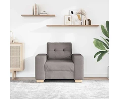 Sofa Sofos krėslas, pilkai rudas, 100x78x80 cm, audinys