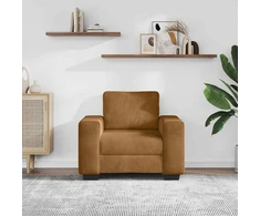 Sofa Sofos krėslas, rudas, 100x77x82 cm, aksomas
