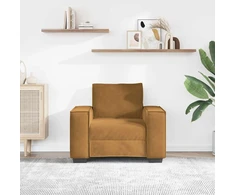 Sofa Sofos krėslas, rudas, 100x78x84 cm, aksomas