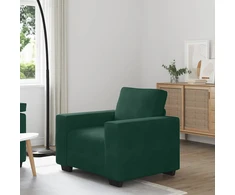 Sofa Sofos krėslas, tamsiai žalias, 100x77x82 cm, aksomas