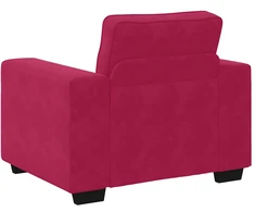 Sofa Sofos krėslas, vyno raudonumo, 100x77x82 cm, aksomas