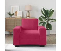 Sofa Sofos krėslas, vyno raudonumo, 100x77x82 cm, aksomas