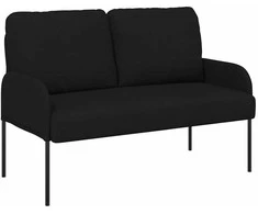 Sofa Sofos su pagalve 110cm Juoda fanera