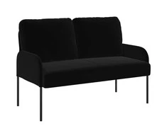 Sofa Sofos su pagalve 110cm Juoda fanera