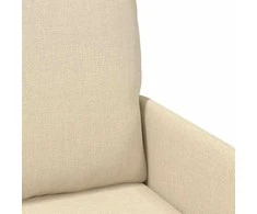 Sofa Sofos su pagalve 110cm Kreminė fanera