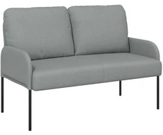 Sofa Sofos su pagalve 110cm Šviesiai pilka fanera