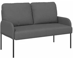 Sofa Sofos su pagalve 110cm Tamsiai pilka fanera