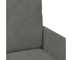 Sofa Sofos su pagalve 110cm Tamsiai pilka fanera