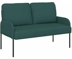 Sofa Sofos su pagalve 110cm Tamsiai žalia fanera