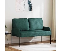 Sofa Sofos su pagalve 110cm Tamsiai žalia fanera