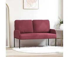 Sofa Sofos su pagalve 110cm Vyno raudona fanera