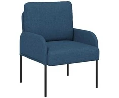 Sofa Sofos su pagalve 55cm Mėlyna fanera