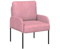 Sofa Sofos su pagalve 55cm Rožinė fanera