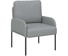 Sofa Sofos su pagalve 55cm Šviesiai pilka fanera